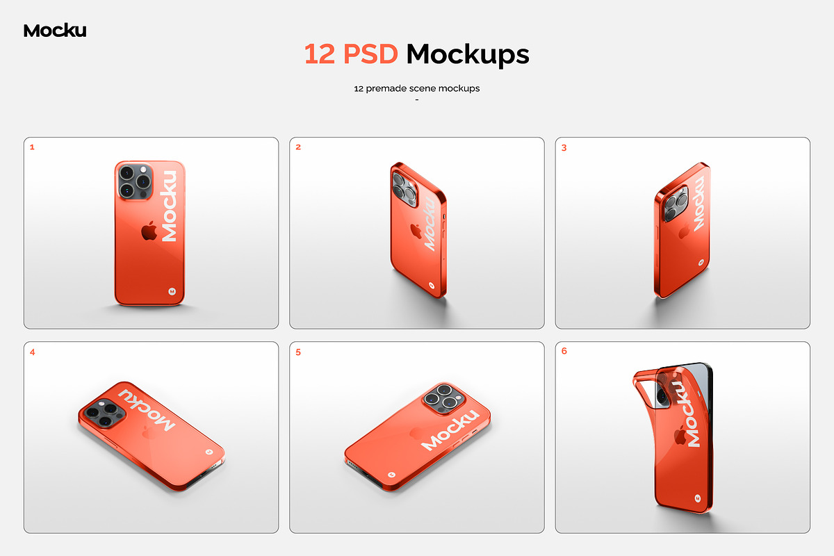 Iphone 14 Pro - Transparent Cases, an iPhone Mockup by Mocku (Photo 5 of 16)