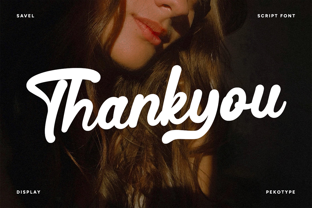 Savel - Rounded Script Font, a Font by Pekotype (Photo 15 of 15)