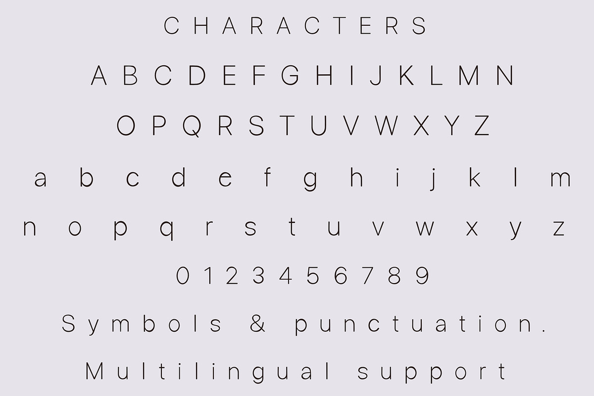 Lavender- modern sans serif font., a Sans Serif Font by Sk designs (Photo 7 of 7)