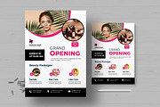 Beauty Treatment Flyer Layout, a Flyer Template by MightyDesign (Thumbnail 1 of 8)