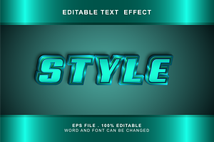 Style Text Effect Editable