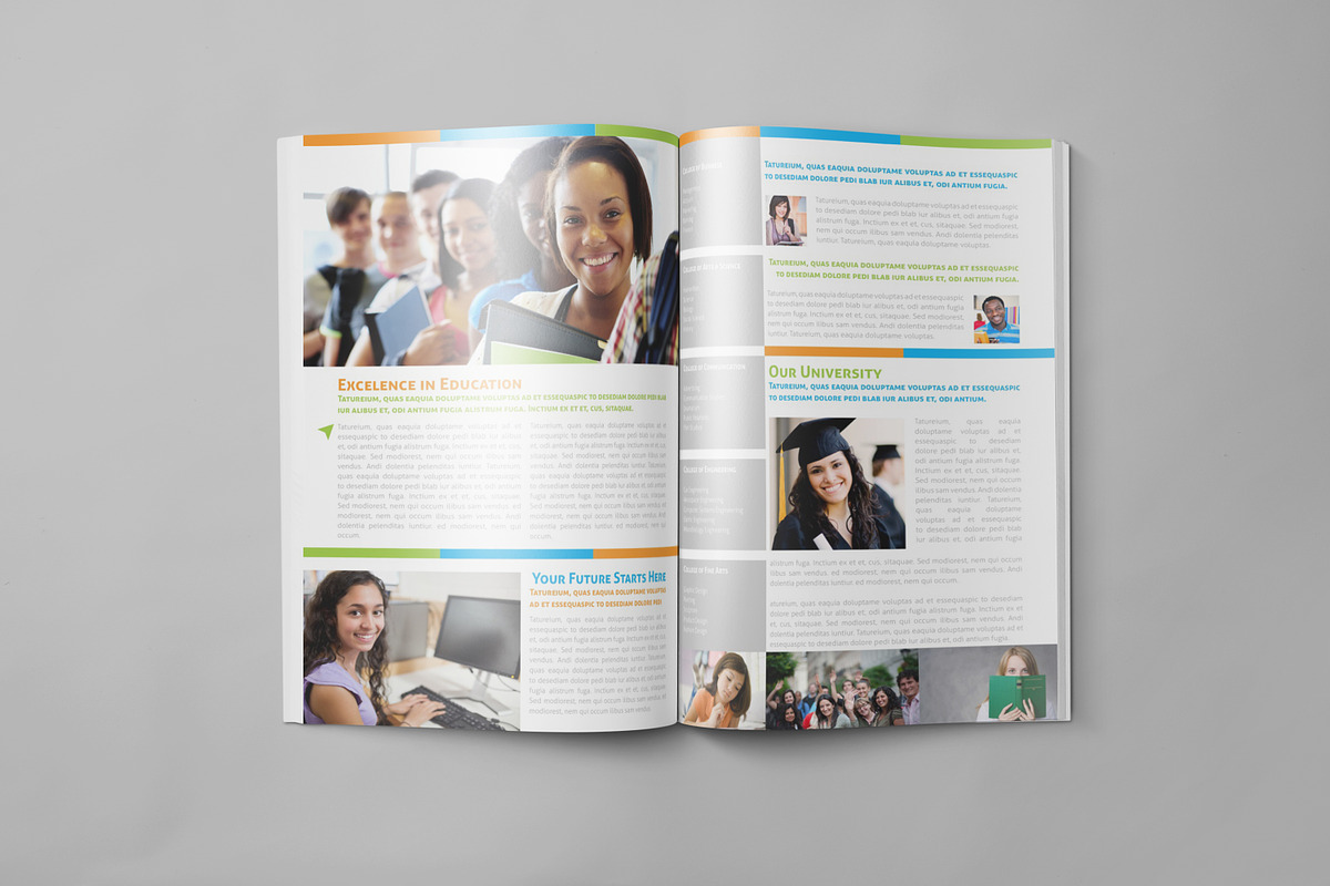 Educational Brochure Template, a Brochure Template by Carlos Fernando (Photo 5 of 7)