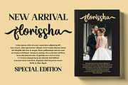Flourissha Script LS, a Script Font by GranzCreative (Thumbnail 10 of 20)