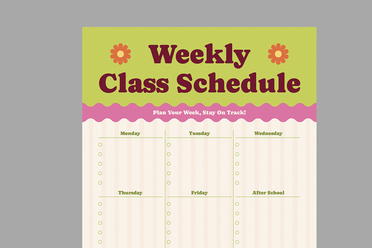 Student Planner, a Stationery Template by Neermana (Photo 2 of 4)
