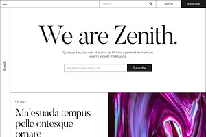 Zenith - Multipurpose Blog Theme