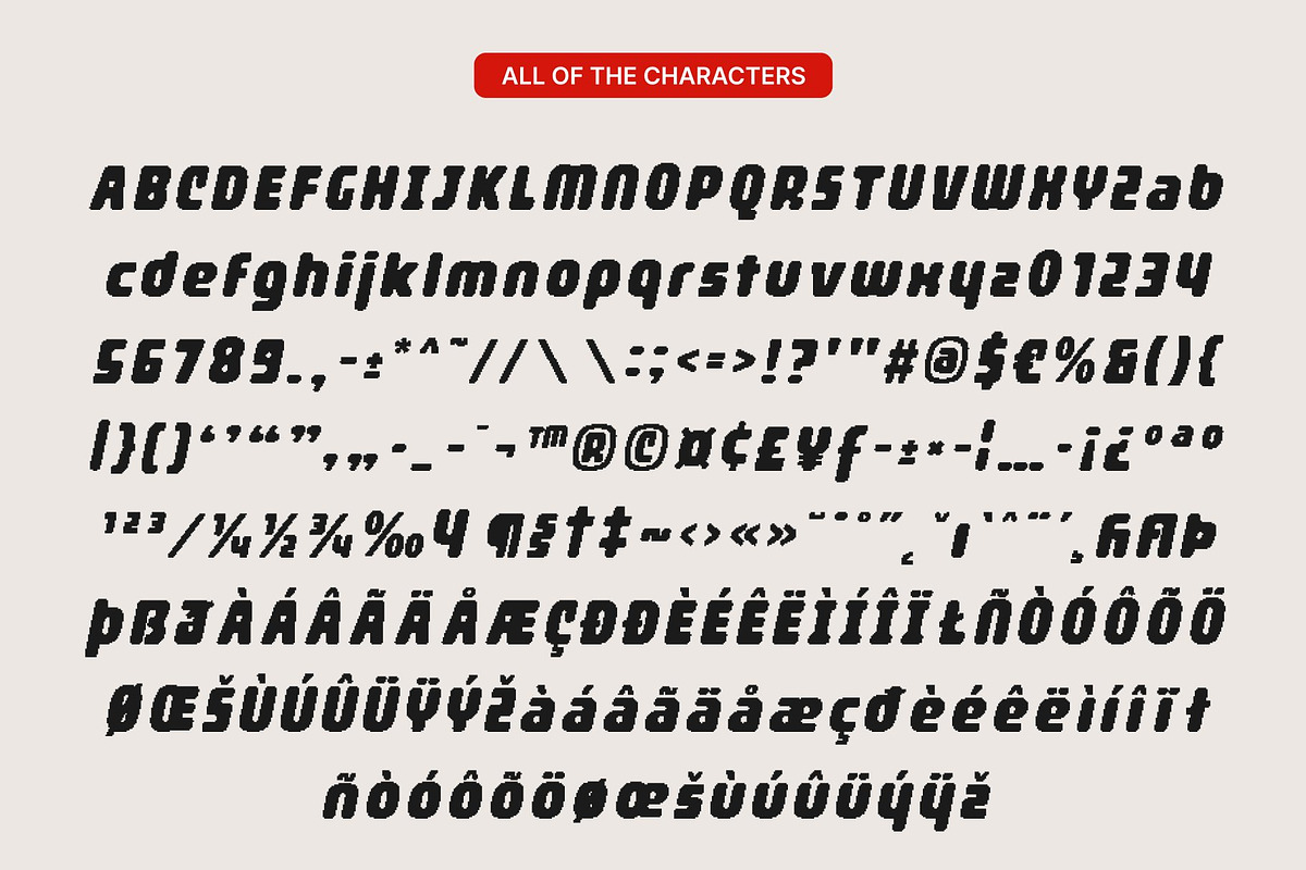 CS Cybera Pixel, a Sans Serif Font by Craft Supply Co. (Photo 8 of 8)