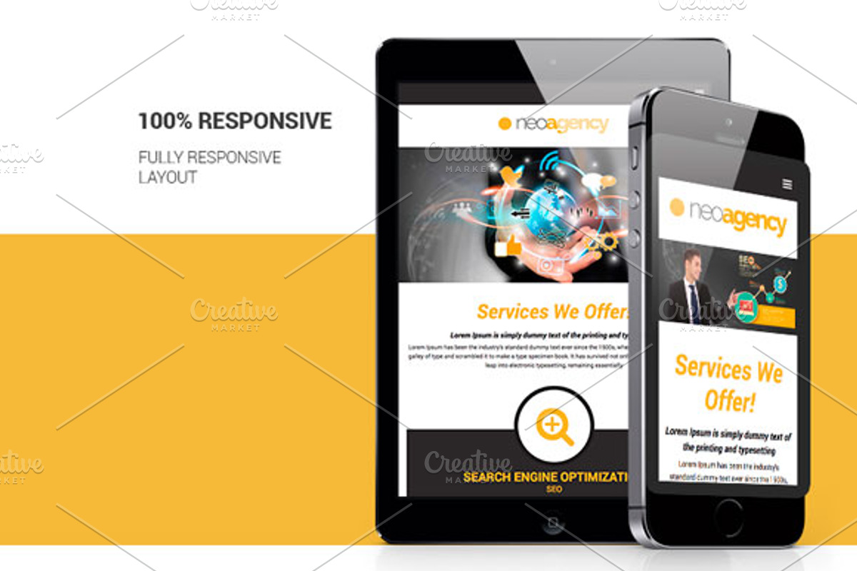 neoAgency – HTML5 Corporate Template, a Bootstrap Template by Theme in the Box (Photo 3 of 5)