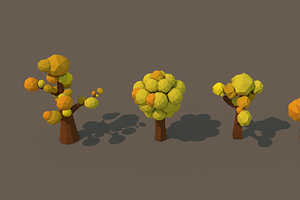 Low Poly Trees Pack 2