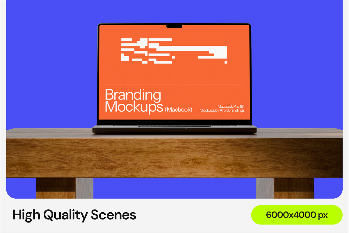 Macbook Pro Mockups, a Mac Mockup by Arpit Brandings (Photo 3 of 6)