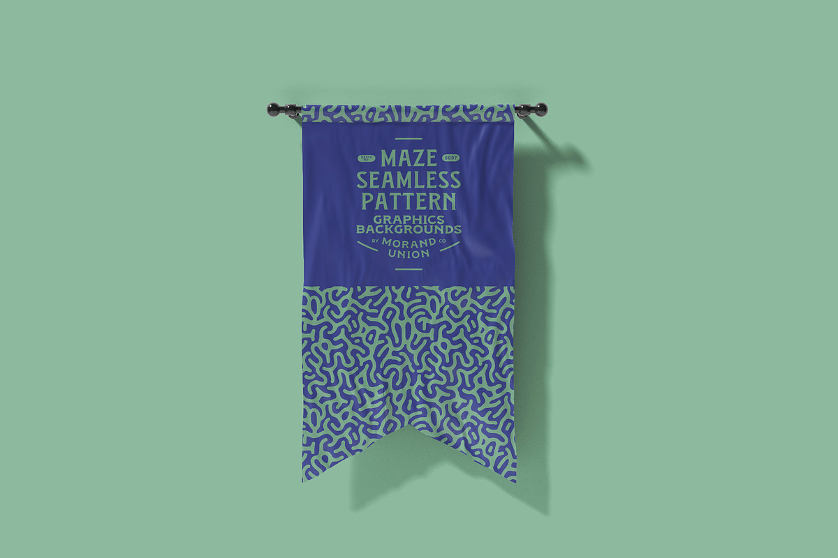 10 Maze Seamless Pattern, a Pattern Graphic by Morand Union (Photo 12 of 22)
