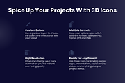 3D Weather Icons, a 3D by Flat Icons (Thumbnail 2 of 7)