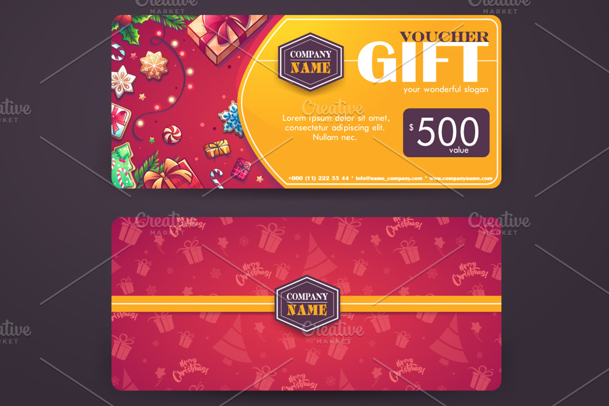 Merry Christmas and New Year 6, a Card Template by Nearbirds (Photo 3 of 5)