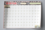 100 Day Challenge Habit Goal Planner, a Templates & Theme by IRSYART (Thumbnail 6 of 9)