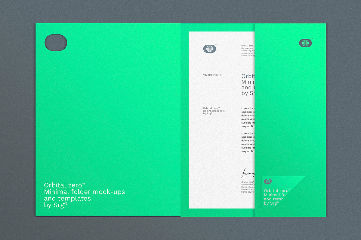 20 folder mock-ups & templates, a Product Mockup by Srg® (Photo 16 of 21)