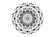 Ornamental Black White Mandala Pack, a Decorative Illustration by NJ Himel (Thumbnail 76 of 103)
