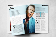 Clean Magazine Print Layout Template, a Magazine Template by Grkic Creative (Thumbnail 11 of 13)