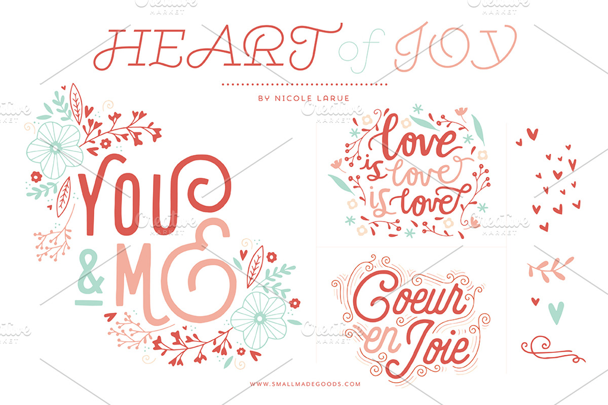 Heart of Joy (Clipart), an Illustration by Small Made Goods