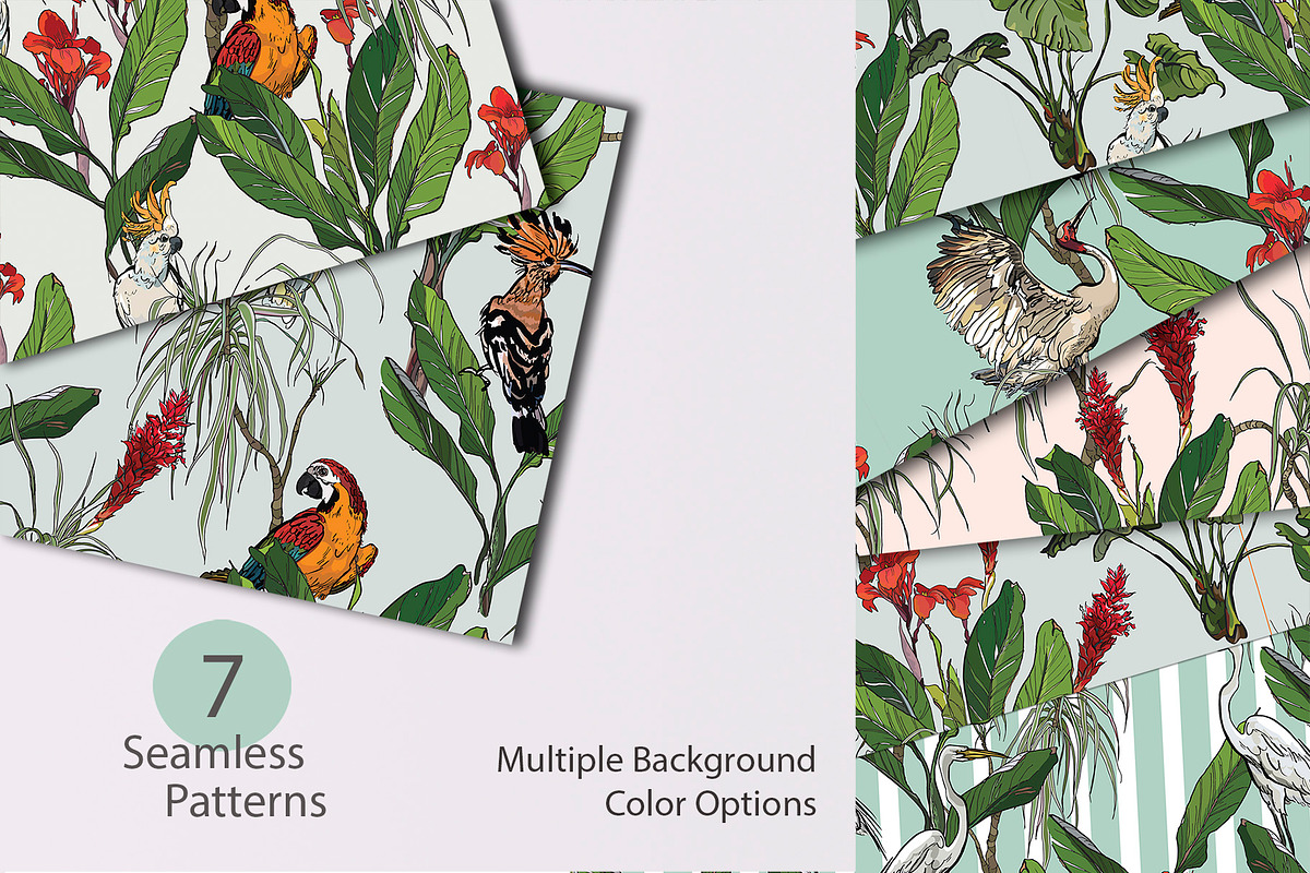 Botanical. Seamless Patterns, a Pattern Graphic by Irina Dolgikh (Photo 6 of 8)
