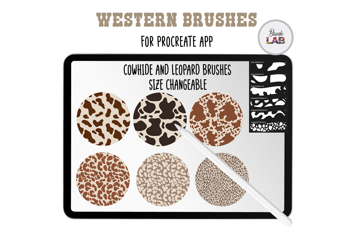 Western Procreate Brushes and Stamps, a Brushes & More by Brush Lab (Photo 7 of 8)