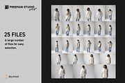 Hoodie Mock-Up Set, a Hoody Mockup by Freeman Studio (Thumbnail 2 of 16)