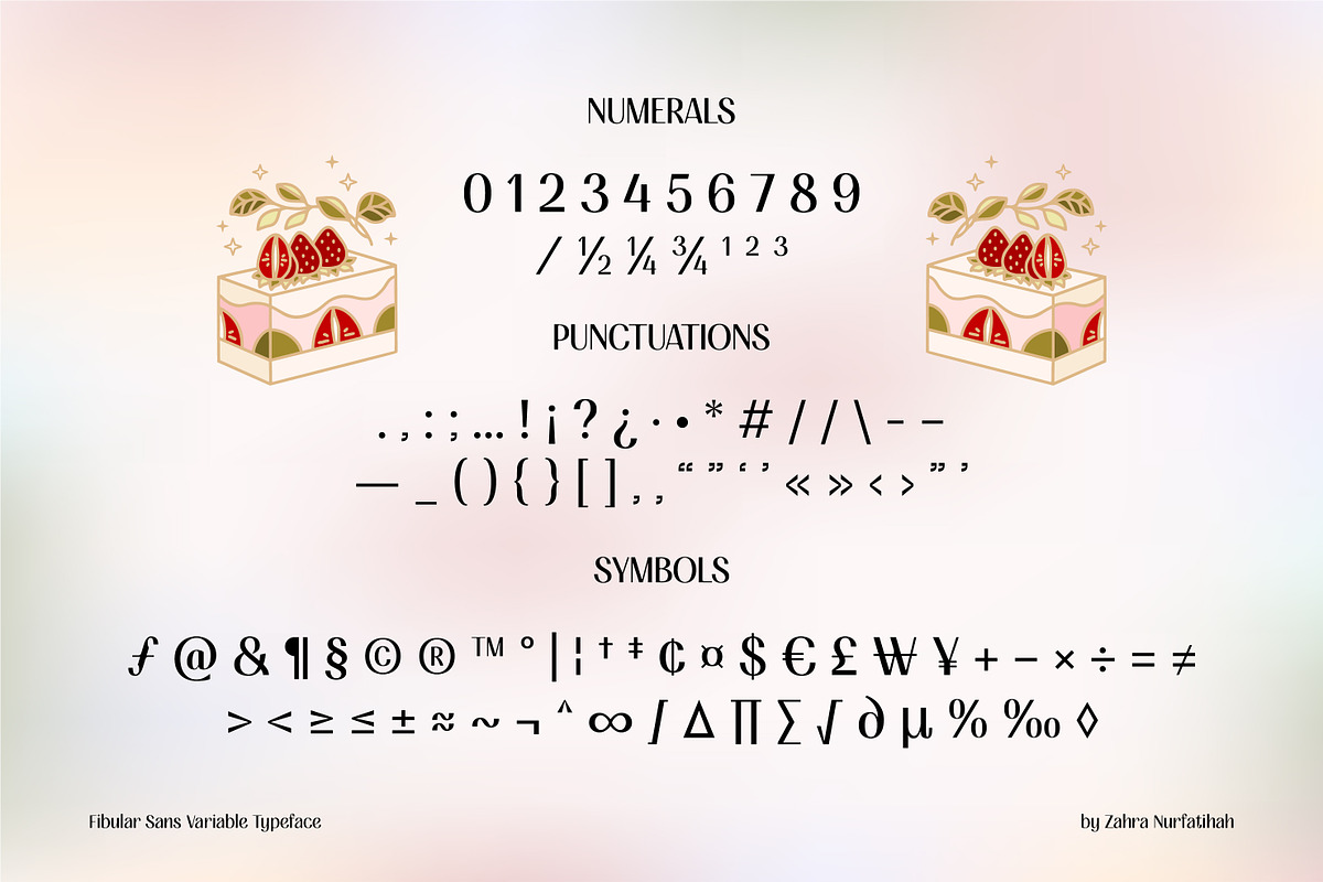 FIBULAR SANS - Variable Display Type, a Sans Serif Font by Artflorara (Photo 19 of 23)