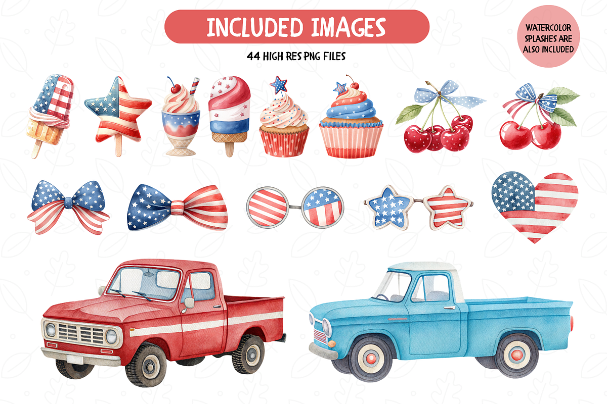 Little Fourth Of July Clipart Bundle, a Seasonal Illustration by TatiMockup (Photo 4 of 7)