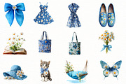 Watercolor Summer Daisy Clipart, an Illustration by Designworld (Thumbnail 4 of 5)