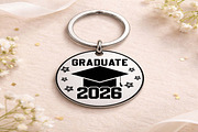 Senior 2026 Keychain SVG Bundle, a Graphic by EllaMaiyaali (Thumbnail 5 of 5)