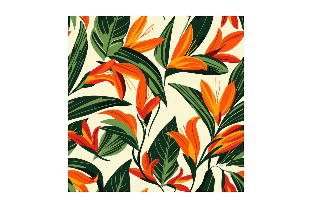 Retro Hawaiian Print Digital Paper, a Pattern Graphic by Chromolume Studio (Photo 21 of 28)