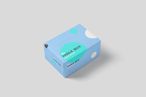 Tissue Paper Box Mockups