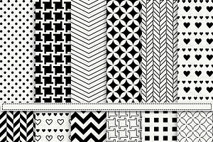 Black & White Digital Paper