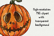 Halloween pumpkins clipart, an Object Graphic by Trinibis (Thumbnail 3 of 4)