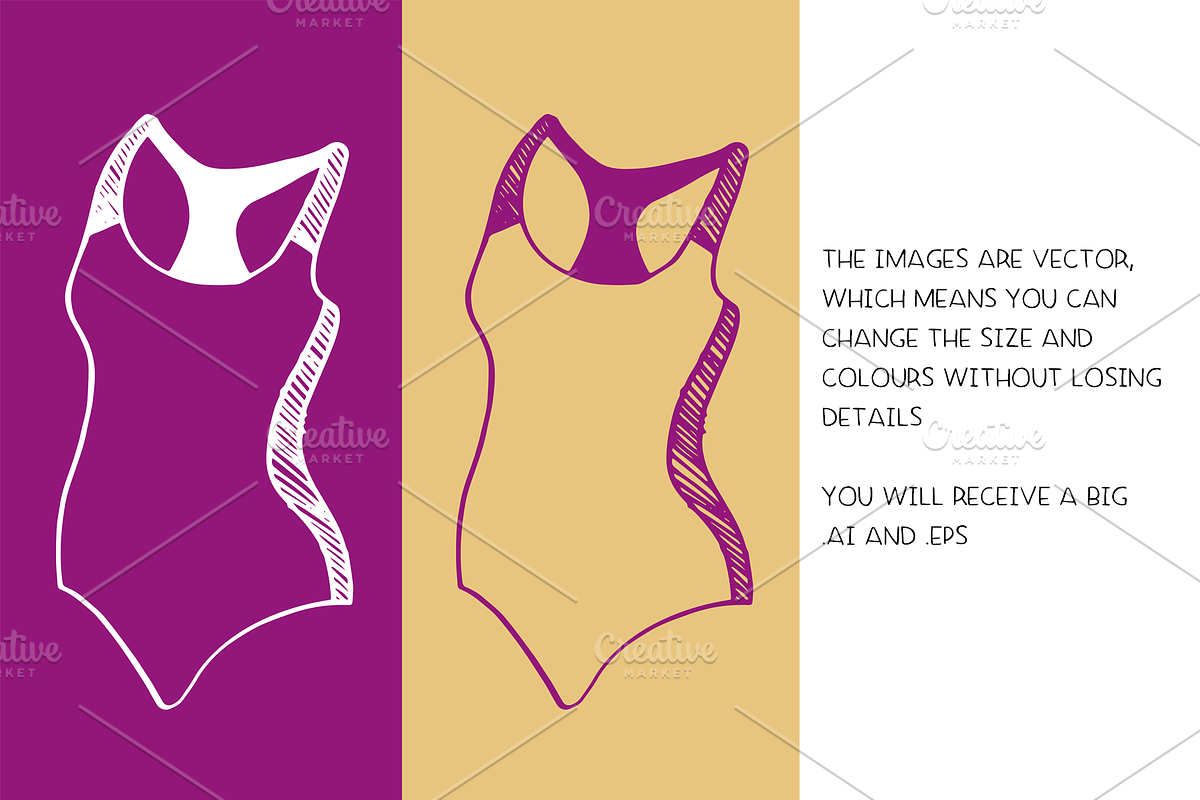Clothes - vector illustrations, an Object Illustration by Renée from Studio neetje (Photo 3 of 4)