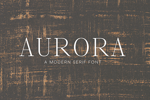 Aurora - Serif Font For Designers