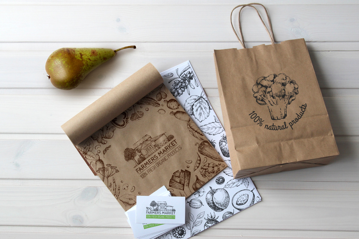 Hand drawn vegetables and fruit, a Decorative Illustration by Ulafant (Photo 5 of 25)