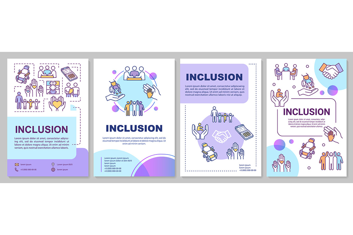 Inclusion brochure template, a Brochure Template by IMG Visuals