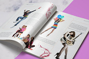 Stylish InDesign Magazine Template, a Magazine Template by temphall (Thumbnail 5 of 5)