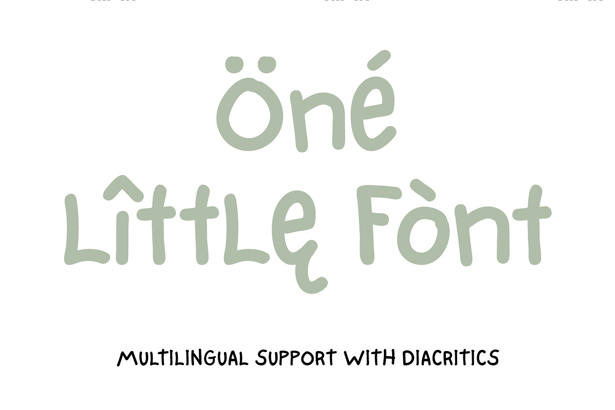 One Little Font Greek / Latin, a Font by Greek fonts by nantia.co (Photo 9 of 12)