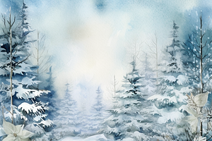 Winter Forest Shabby Chic