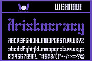 Amor Fati font, a Blackletter Font by weknow (Thumbnail 3 of 8)