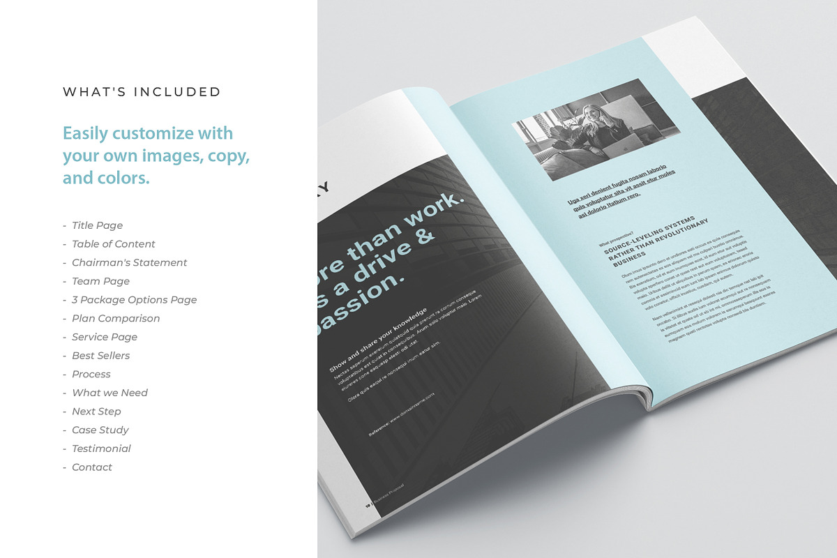 Project Proposal Template | Canva, a Brochure Template by DesVert (Photo 4 of 5)