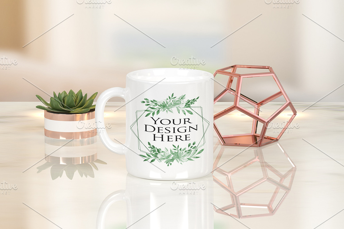 Bundle of 12 White Mug Mockup, a Cups & Container Mockup by Milan Mockup (Photo 6 of 13)
