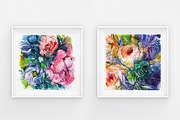 3 bouquets closeup, a Decorative Illustration by coconut_forest (Thumbnail 5 of 5)