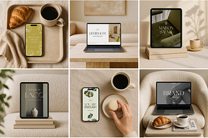 50 Digital Device Mockups Canva, a Mac Mockup by Matisse Studio