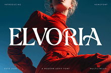 Elvoria – Modern Serif Font