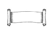 Retro Handcrafted Banner Clipart, an Illustration by balal (Thumbnail 7 of 10)