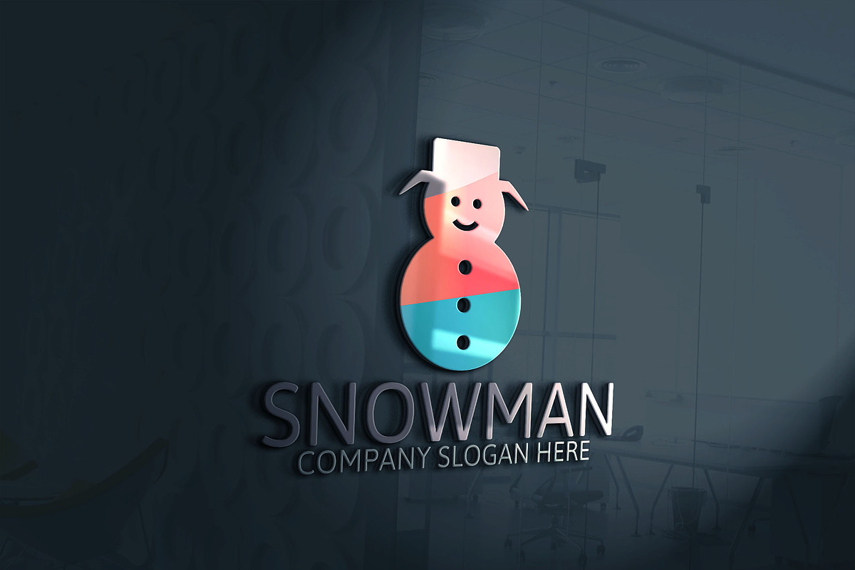 SnowMan Logo, a Branding & Logo Template by Josuf Media (Photo 1 of 2)