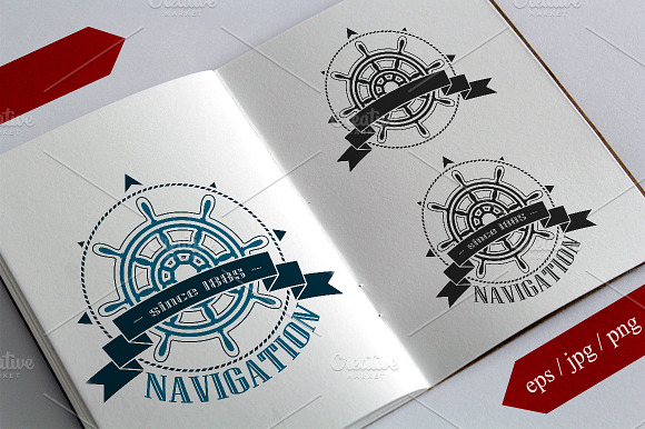 Vector Set Of Steering Wheel Logos.