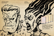 Procreate Vintage Comic Ink Brushes, a Brush Add-On by Ink Gang Boss (Thumbnail 5 of 9)