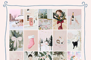 Pastel Christmas 100 Prints, a Background Graphic by Muse Artist (Thumbnail 11 of 14)